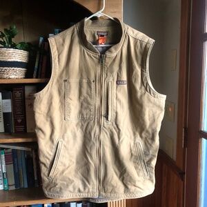 Patagonia All Seasons Work Vest in Coriander Brown